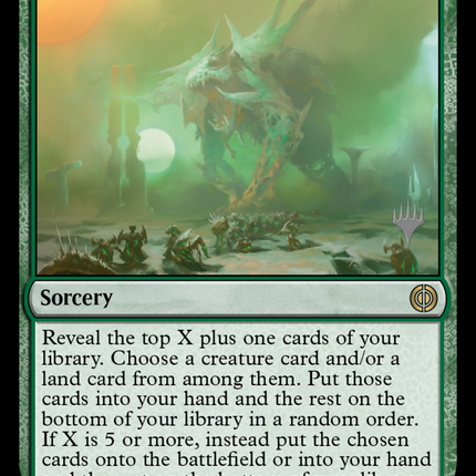 Green Sun's Twilight (Promo Pack) [Phyrexia: All Will Be One Promos]