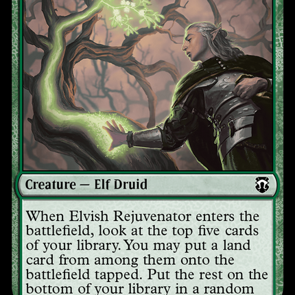 Elvish Rejuvenator (Ripple Foil) [Modern Horizons 3 Commander]