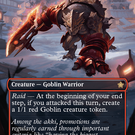 Searslicer Goblin (Borderless) (Mana Foil) [Foundations]