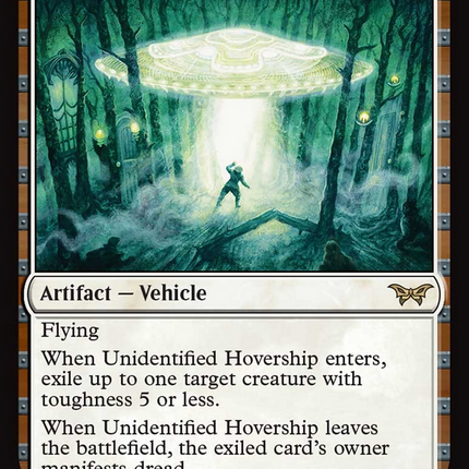 Unidentified Hovership [Duskmourn: House of Horror]