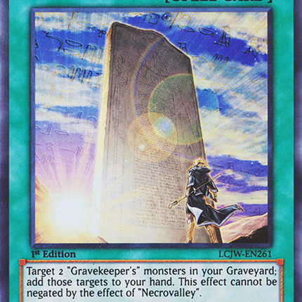 Gravekeeper's Stele [LCJW-EN261] Ultra Rare