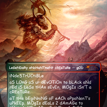 MOgIs, gOD of sLaUGHter (9994) (Rainbow Foil) [Secret Lair Drop Series]
