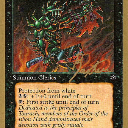 Order of the Ebon Hand (Spencer) (George Baxter) [Pro Tour Collector Set]