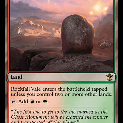 Rockfall Vale (Surge Foil) [Doctor Who]