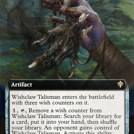 Wishclaw Talisman (Extended Art) [Throne of Eldraine]