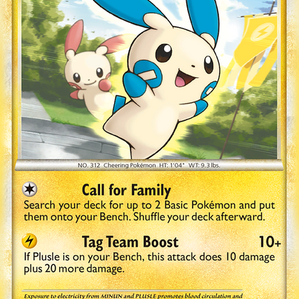 Minun (34/95) [HeartGold & SoulSilver: Unleashed]
