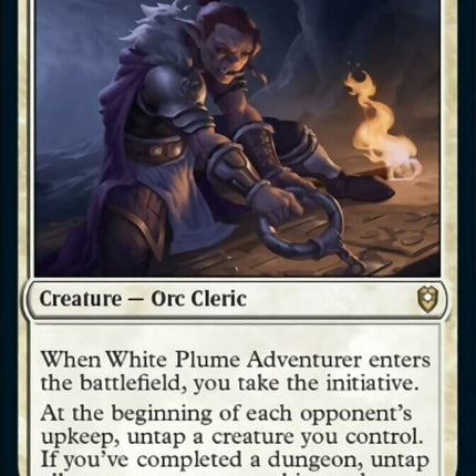 White Plume Adventurer [Commander Legends: Battle for Baldur's Gate]