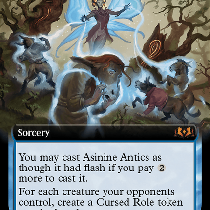 Asinine Antics (Extended Art) [Wilds of Eldraine]
