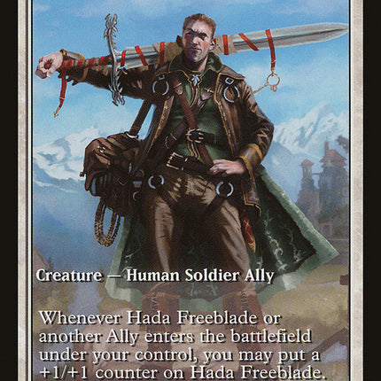 Hada Freeblade (Extended Art) [Worldwake Promos]