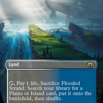 Flooded Strand (Borderless) [Modern Horizons 3]