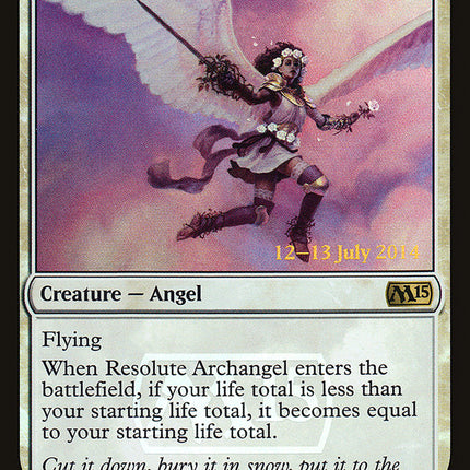 Resolute Archangel [Magic 2015 Prerelease Promos]
