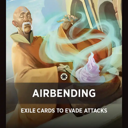 Airbending Theme Card [Avatar: The Last Airbender Tokens]