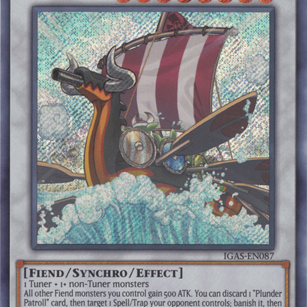 Plunder Patrollship Brann [IGAS-EN087] Secret Rare