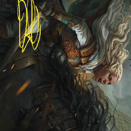 Eowyn, Fearless Knight Art Card (Gold-Stamped Signature) [The Lord of the Rings: Tales of Middle-earth Art Series]