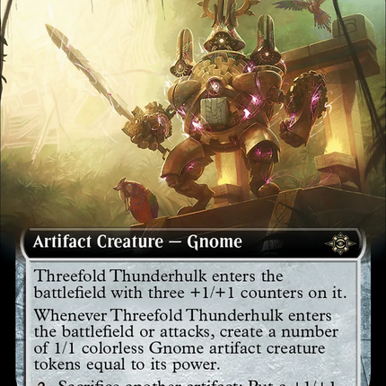 Threefold Thunderhulk (Extended Art) [The Lost Caverns of Ixalan]