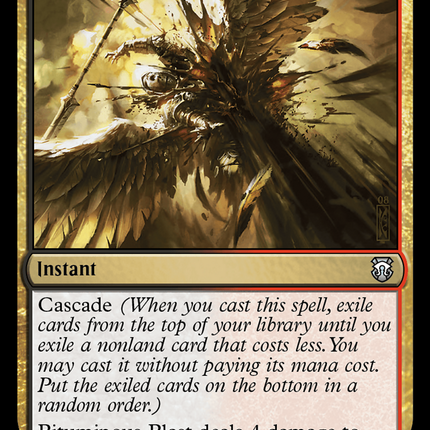Bituminous Blast (Ripple Foil) [Modern Horizons 3 Commander]