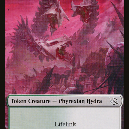 Warrior // Phyrexian Hydra (0012) Double-Sided Token [March of the Machine Tokens]