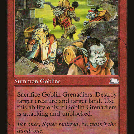 Goblin Grenadiers [Weatherlight]