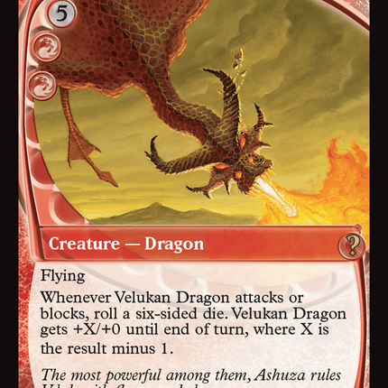 Velukan Dragon (Future Sight) [Mystery Booster 2]