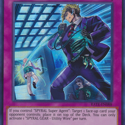 SPYRAL GEAR - Utility Wire [RATE-EN088] Super Rare