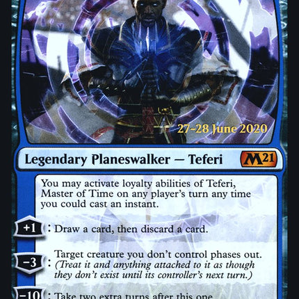 Teferi, Master of Time (276) [Core Set 2021 Prerelease Promos]