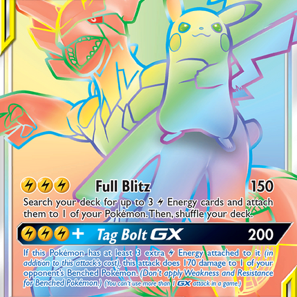 Pikachu & Zekrom GX (184/181) [Sun & Moon: Team Up]