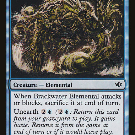 Brackwater Elemental [Conflux]