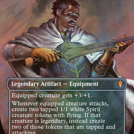 Anduril, Flame of the West (Borderless) (Surge Foil) [The Hobbit: Eternal-Legal]