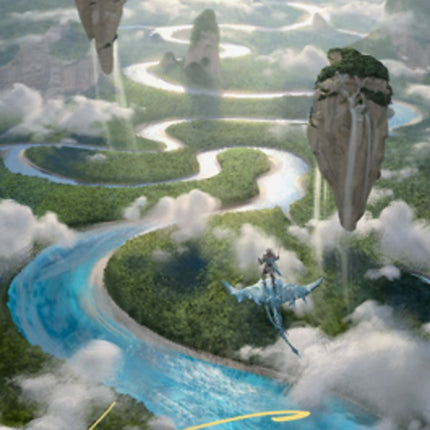 Clearwater Pathway Art Card (Gold-Stamped Signature) [Zendikar Rising Art Series]
