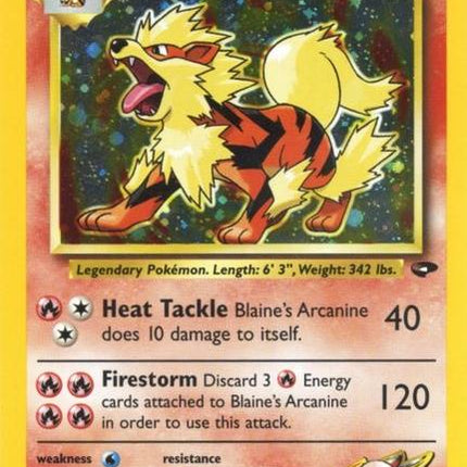 Blaine's Arcanine (1/132) [Gym Challenge Unlimited]