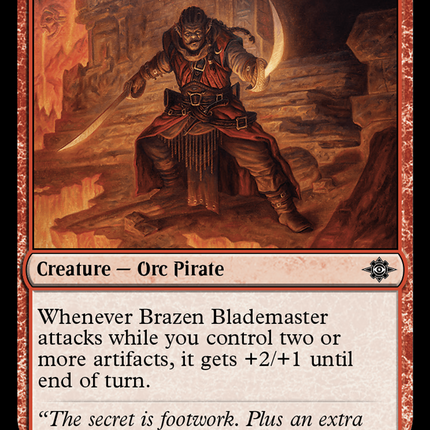 Brazen Blademaster [The Lost Caverns of Ixalan]