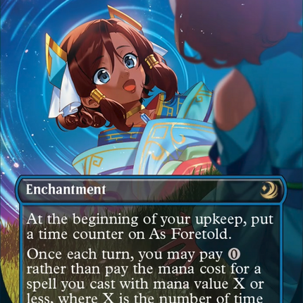 As Foretold (Anime Borderless) (Confetti Foil) [Wilds of Eldraine: Enchanting Tales]