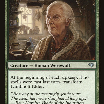 Lambholt Elder // Silverpelt Werewolf [Dark Ascension]