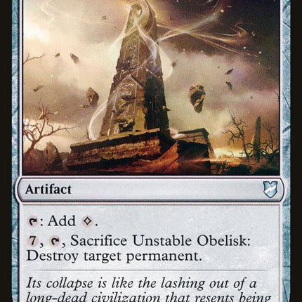 Unstable Obelisk [Commander 2018]