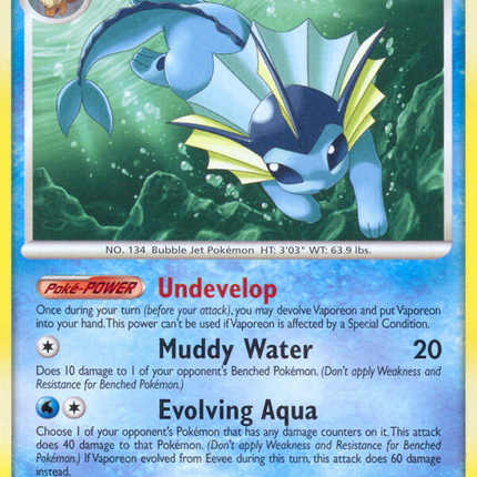 Vaporeon (34/111) [Platinum: Rising Rivals]