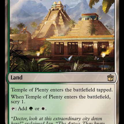 Temple of Plenty (Surge Foil) [Doctor Who]