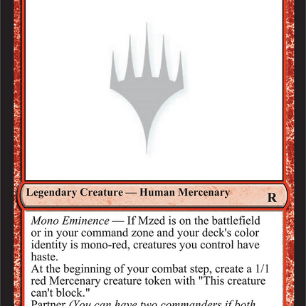 Mzed, Mercenary Leader [Unknown Event]