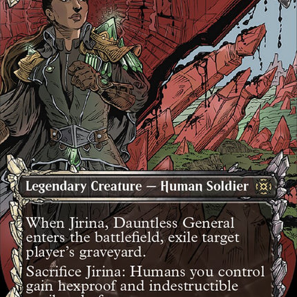 Jirina, Dauntless General (Showcase Halo Foil) [March of the Machine: The Aftermath]