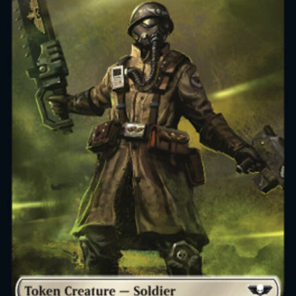 Soldier (004) // Arco-Flagellant Double-Sided Token [Warhammer 40,000 Tokens]