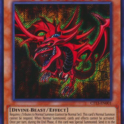 Slifer the Sky Dragon [CT13-EN001] Secret Rare