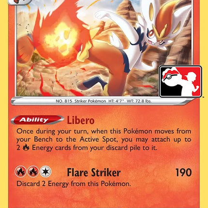 Cinderace (034/202) [Prize Pack Series One]
