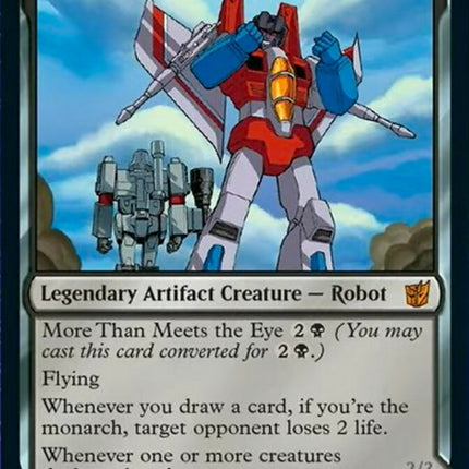 Starscream, Power Hungry // Starscream, Seeker Leader [Transformers]