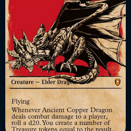 Ancient Copper Dragon (Showcase) [Commander Legends: Battle for Baldur's Gate]