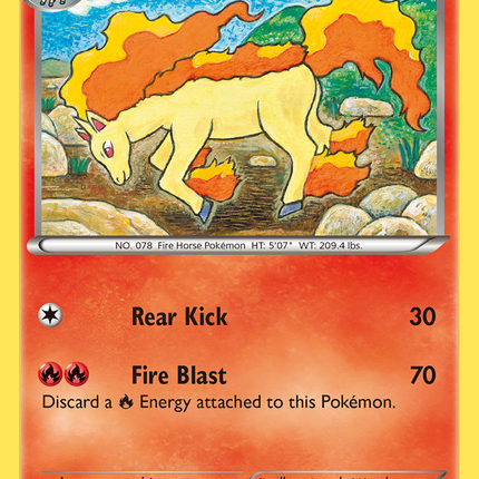 Rapidash (17/114) [XY: Steam Siege]