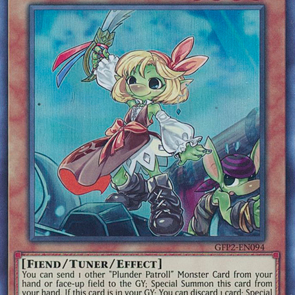 Goldenhair, the Newest Plunder Patroll [GFP2-EN094] Ultra Rare