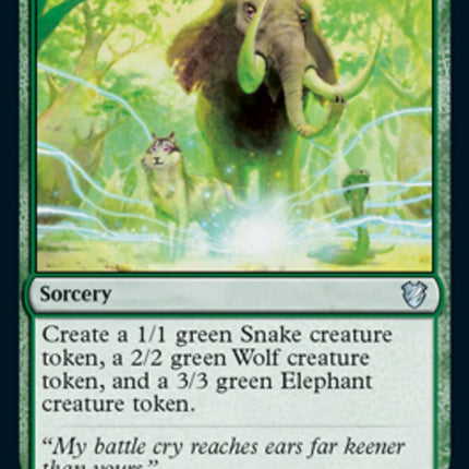 Bestial Menace [Innistrad: Midnight Hunt Commander]