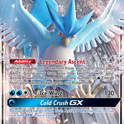 Articuno GX (31/168) [Sun & Moon: Celestial Storm]