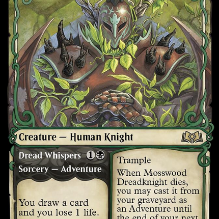 Mosswood Dreadknight // Dread Whispers (Showcase) [Wilds of Eldraine]