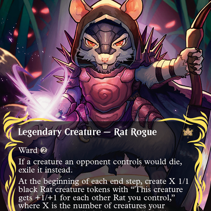 Vren, the Relentless (Borderless) (Raised Foil) [Bloomburrow]