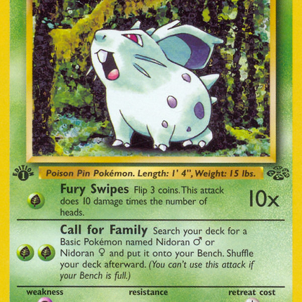 Nidoran (57/64) (Female) [Jungle 1st Edition]